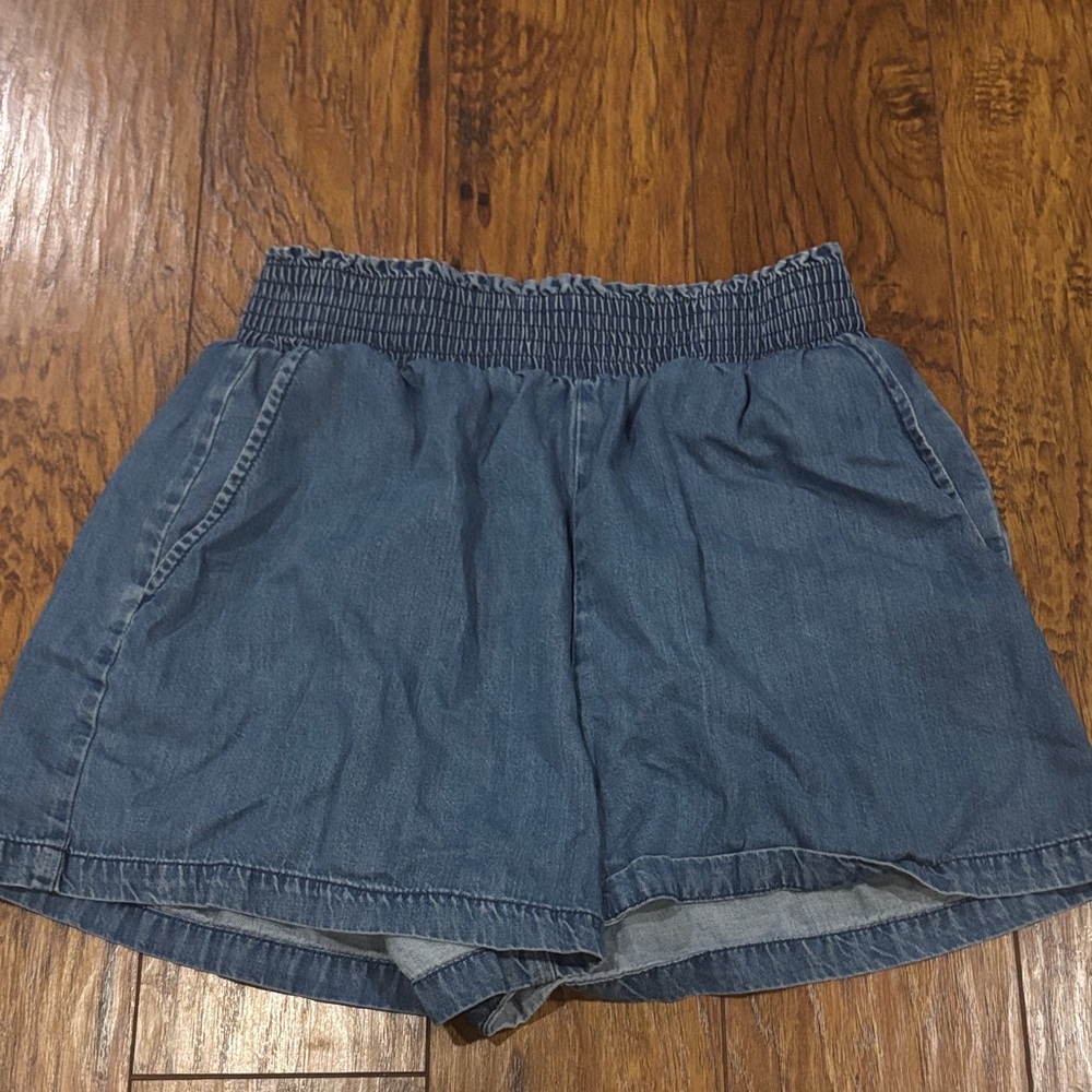 Universal Thread High Waist Blue Denim Shorts